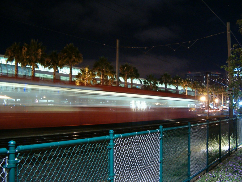 Trolley Going By