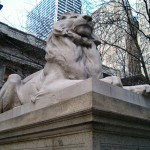 New York Public Library Lion Statue