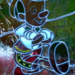 Pinocchio Stained Glass Window