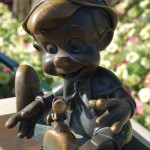 Pinocchio and Jiminy Cricket Statue